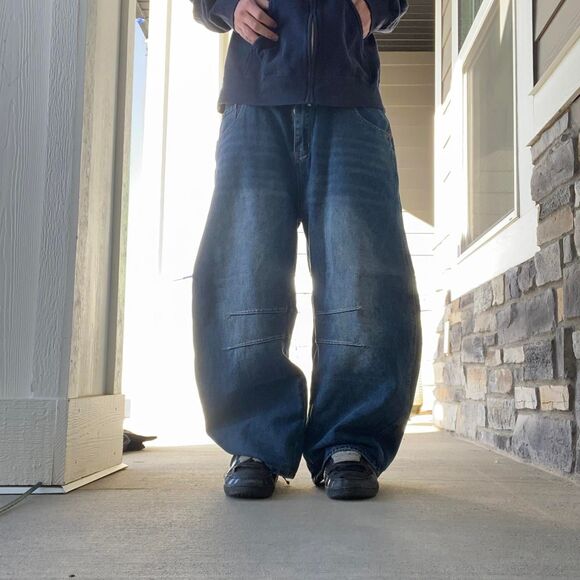 JNCO Other - Jnco Men's Navy and Blue Jeans